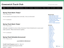 Tablet Screenshot of greenwichtrackclub.com